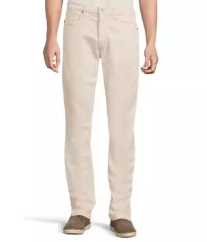 Брюки Paige Federal Transcend Slim Straight Fit Pants, цвет Sea Shell