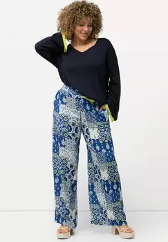 Брюки PAISLEY PULL ON Ulla Popken, синий