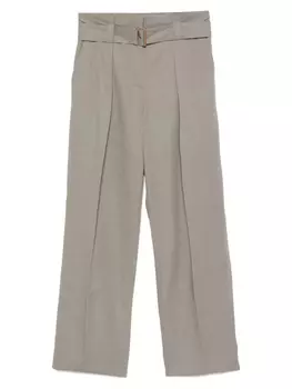 Брюки палаццо Agnona, серый