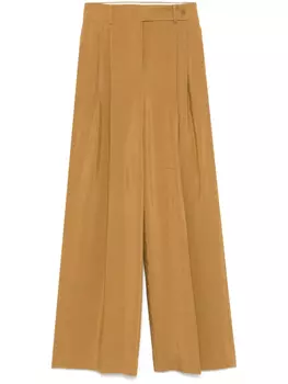 Брюки палаццо Alberta Ferretti, коричневый
