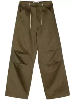 Брюки палаццо Daisy со стразами DARKPARK, зеленый