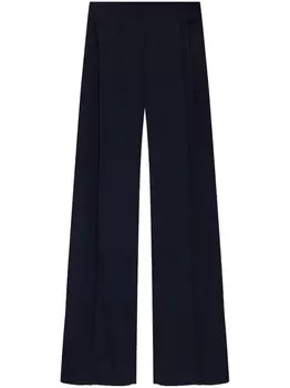 Брюки-палаццо Emporio Armani со складками, синий
