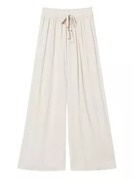 Брюки-палаццо из крепона TWINSET, нейтральный