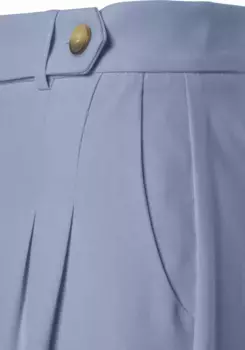 Брюки-палаццо LASCANA, в деловом образе, элегантные костюмные брюки с карманами, голубой