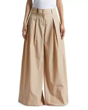 Брюки палаццо Peserico, коричневый/бежевый