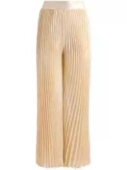 Брюки-палаццо Розали Alice + Olivia, нейтральный