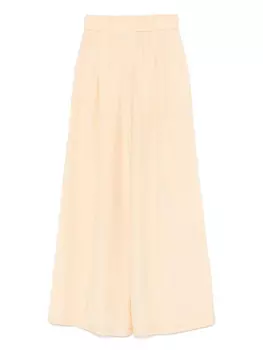 Брюки палаццо с логотипом Patrizia Pepe, нейтральный