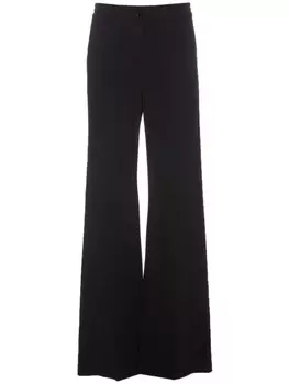 Брюки палаццо с низкой посадкой Patrizia Pepe, черный