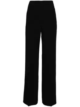 Брюки палаццо с завышенной талией Alberta Ferretti, черный