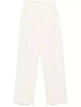 Брюки палаццо с завышенной талией Jil Sander, белый