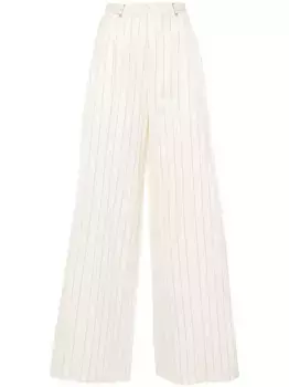 Брюки палаццо с завышенной талией REMAIN, нейтральный