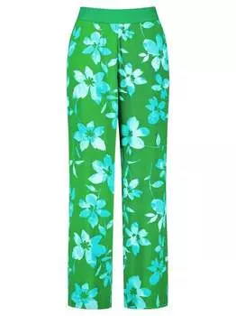 Брюки палаццо Samoon, зеленый