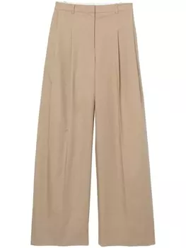 Брюки палаццо со складками 3.1 Phillip Lim, бежевый