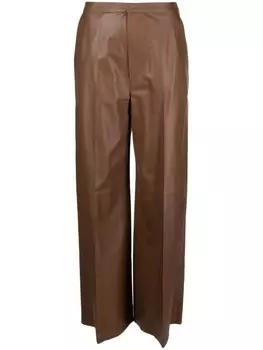 Брюки палаццо со складками Desa 1972, коричневый