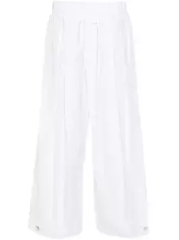 Брюки палаццо со складками JIL SANDER, белый