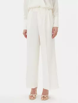 Брюки палаццо стандартного кроя CFC0123671003 Rinascimento, экрю