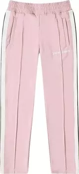 Брюки Palm Angels Classic Track Pants 'Almond Blossom/White', розовый