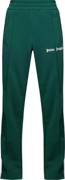 Брюки Palm Angels Classic Track Pants 'Green/White', зеленый