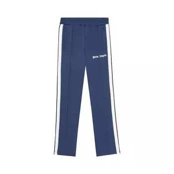 Брюки Palm Angels Classic Track Pants Navy Blue/White, синий