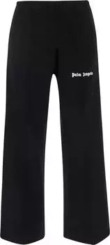 Брюки Palm Angels Cropped Suit Pants 'Black/White', черный