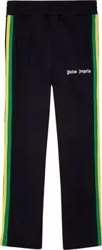 Брюки Palm Angels Exodus Track Pants 'Black/White', черный