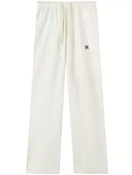 Брюки Palm Angels Monogram, белый