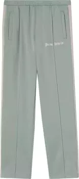 Брюки Palm Angels New Slim Track Pants 'Sea Foam/Off White', зеленый