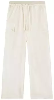 Брюки Palm Angels Parachute Pants 'White', белый