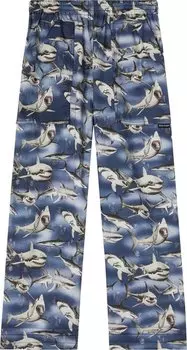 Брюки Palm Angels Sharks Easy Pants 'Blue/Black', синий