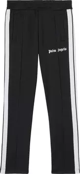 Брюки Palm Angels Slim Track Pants 'Black/White', черный