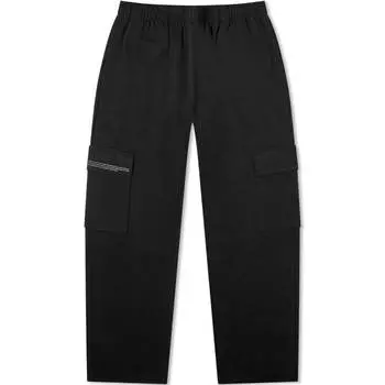 Брюки Pangaia Double Jersey Cargo, черный