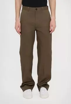 Брюки PANTALON LARGE The Kooples, хаки
