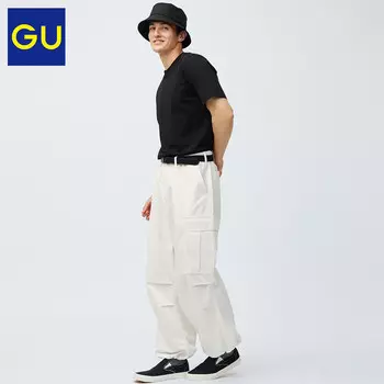 Брюки-парашюты GU, черный