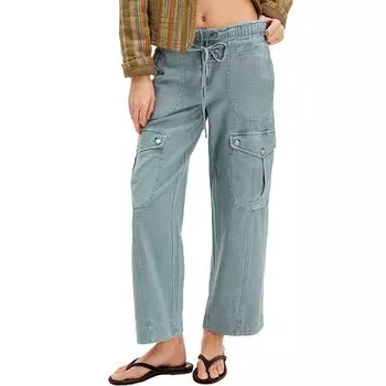 Брюки Park ave Free People, цвет autumn sky