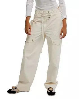 Брюки Park Ave Free People, слоновая кость/кремовый