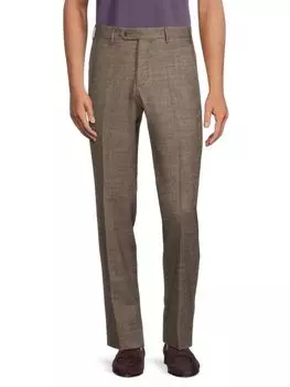 Брюки Parker из натуральной шерсти Zanella, цвет Dark Beige