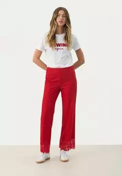 Брюки Part Two, красный