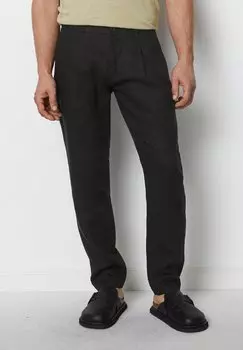 Брюки парусиновые Osby Pleats Mit Elastischem Bund Marc O'Polo, черные