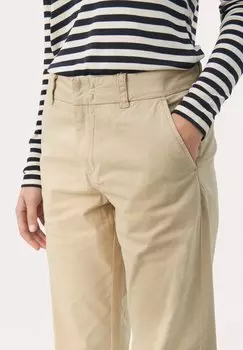 Брюки парусиновые Part Two, белый перец