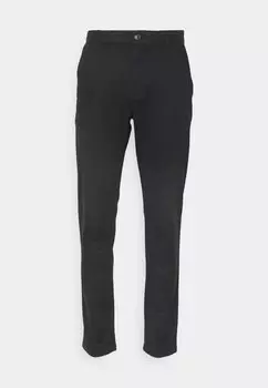 Брюки парусиновые Slim Bill Pant Flex Selected, черные