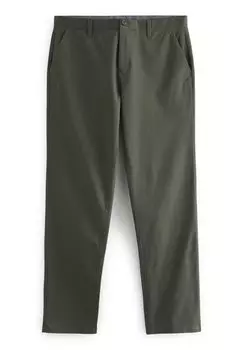 Брюки парусиновые Straight Fit Stretch Next, зеленый