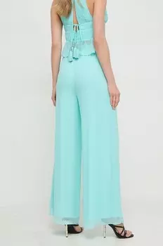 Брюки Patrizia Pepe, бирюзовый