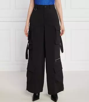 Брюки Patrizia Pepe cargo Loose fit, черный