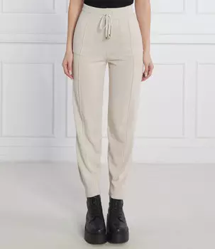 Брюки Patrizia Pepe di maglia Regular Fit, экрю