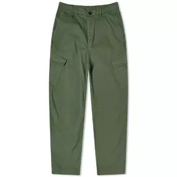 Брюки Paul Smith Straight Fit Cargo, зеленый