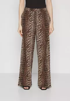 Брюки PCJEO PANTS Pieces, цвет black/brown