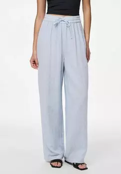 Брюки PCSASTINA WIDE Pieces, светло-голубой