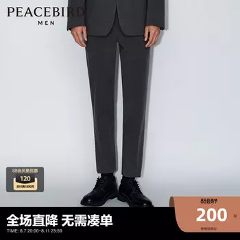 Брюки Peacebird костюмные, серый