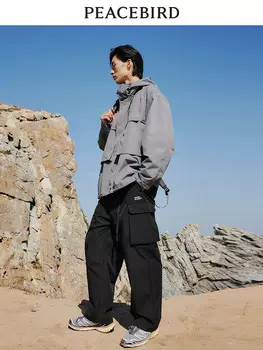 Брюки Peacebird с ремнем, черный