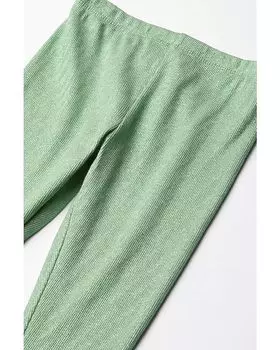 Брюки PEEK Foil Stretch Rib Leggings, зеленый